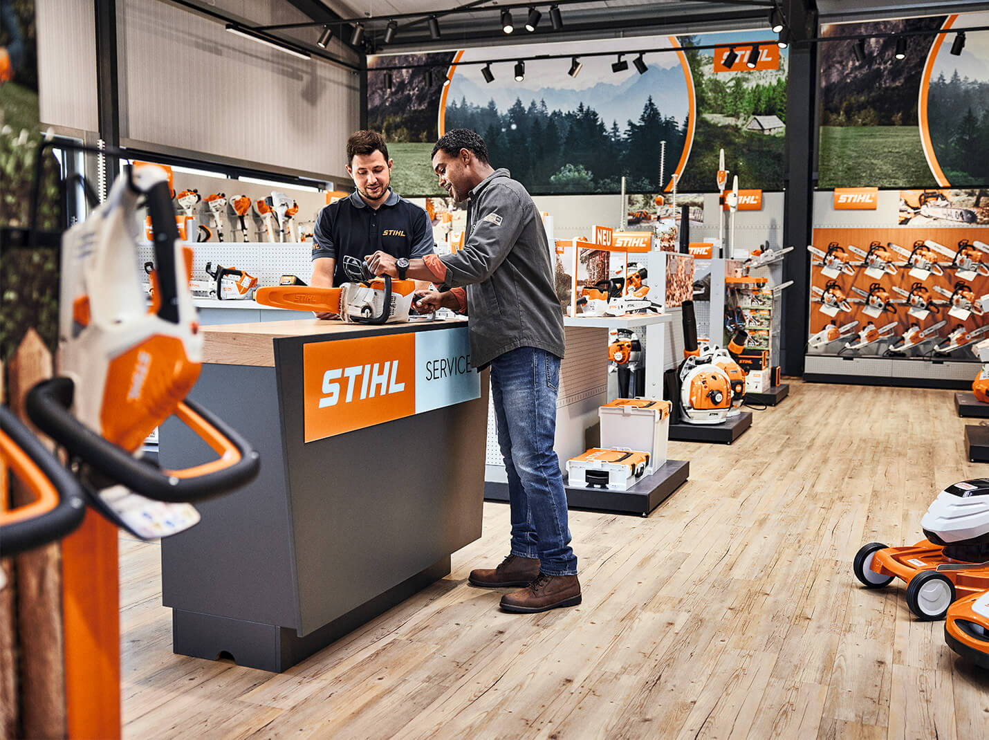 Peças e assistência Stihl